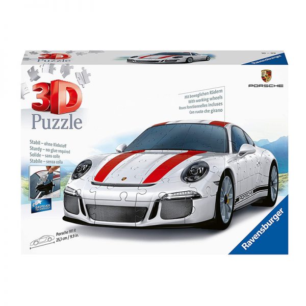 Puzzle 3D Porsche 911 – 108 Peças Autobrinca Online www.autobrinca.com