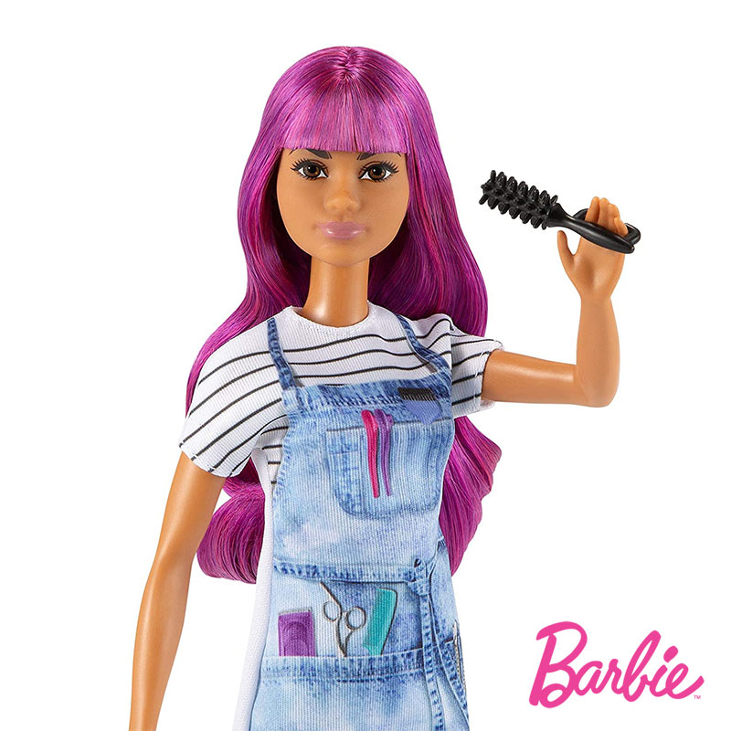 Brinque De Ser Maquiadora Cabeleireira E Manicure Da Barbie - R$ 247,99