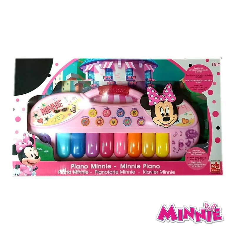 Tapete musical Disney - Piano interativo - Minnie - Ebn Kids