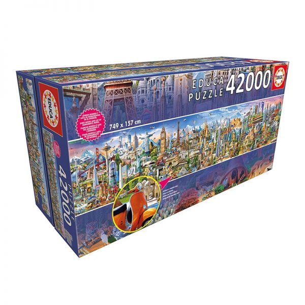 Puzzle 42000 Peças A Volta ao Mundo Autobrinca Online www.autobrinca.com