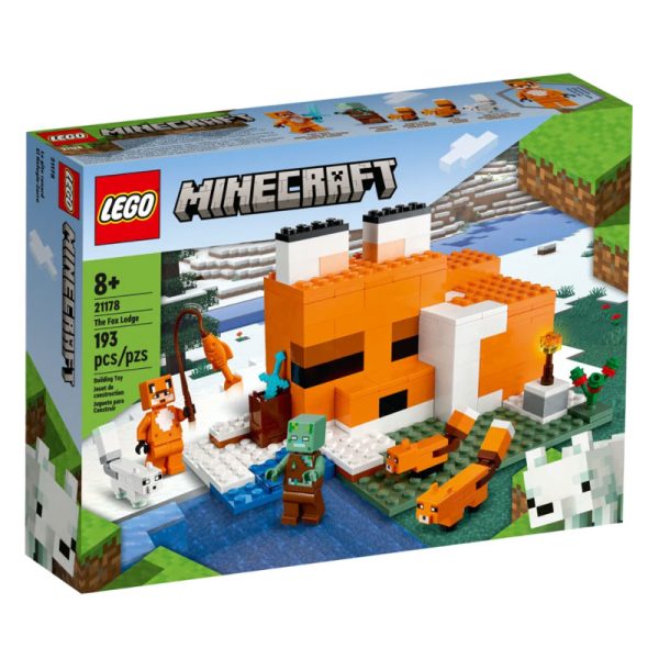 LEGO Minecraft – Pousada da Raposa 21178 Autobrinca Online www.autobrinca.com