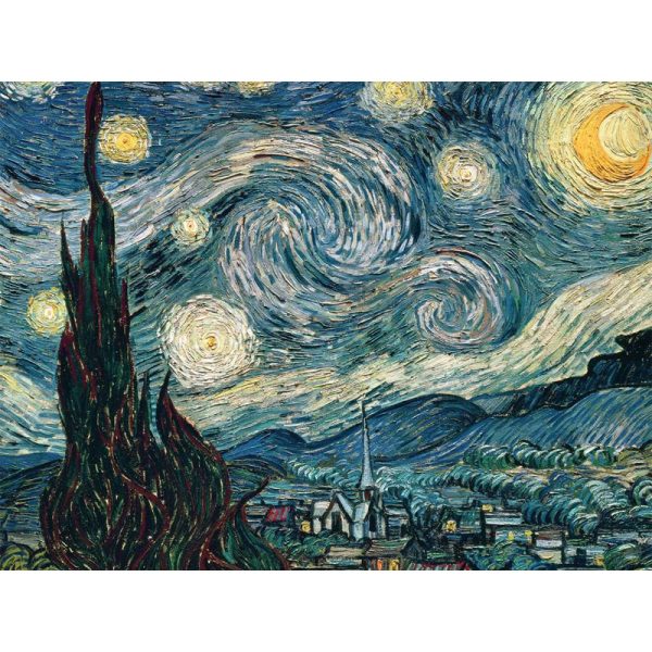 Puzzle Noite Estrelada de Van Gogh – 1500 Peças Autobrinca Online www.autobrinca.com