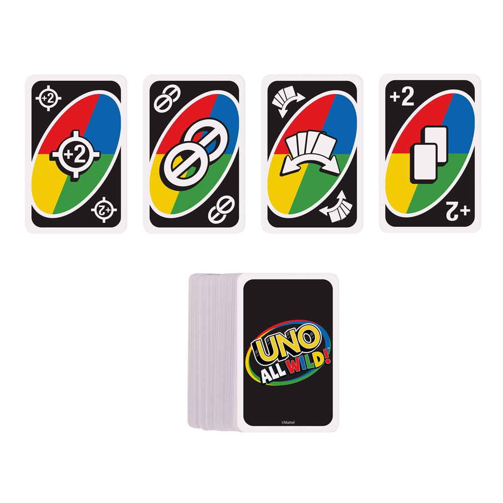 Uno! Jogo de cartas All Wild - Mattel