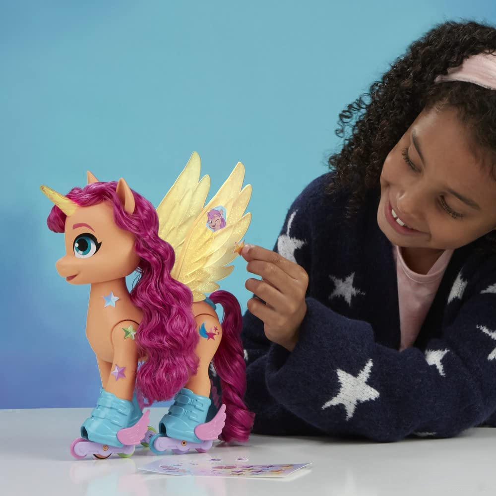 Figura que Canta Hasbro, My Little Pony, Rainbow Dash, Azul