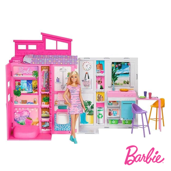 Barbie Casa c/ Boneca Autobrinca Online