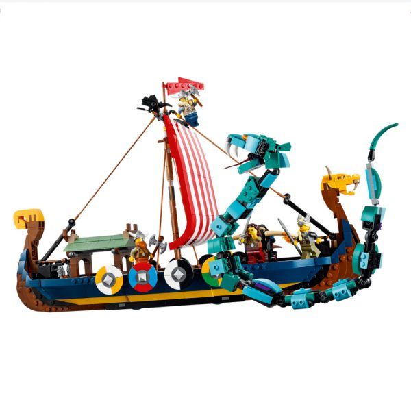 LEGO Creator – Barco Viking e Serpente de Midgard 31132 Autobrinca Online www.autobrinca.com 3