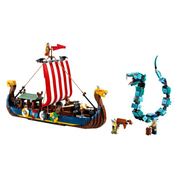 LEGO Creator – Barco Viking e Serpente de Midgard 31132 Autobrinca Online www.autobrinca.com 2
