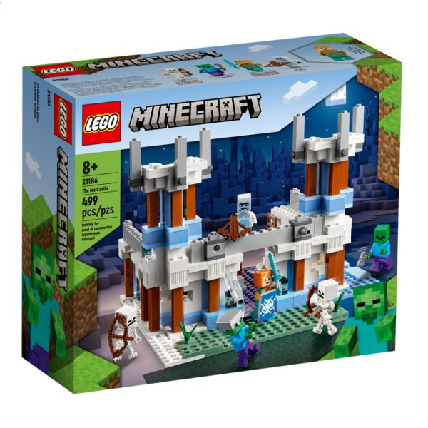 LEGO Minecraft – O Castelo de Gelo 21186 Autobrinca Online www.autobrinca.com