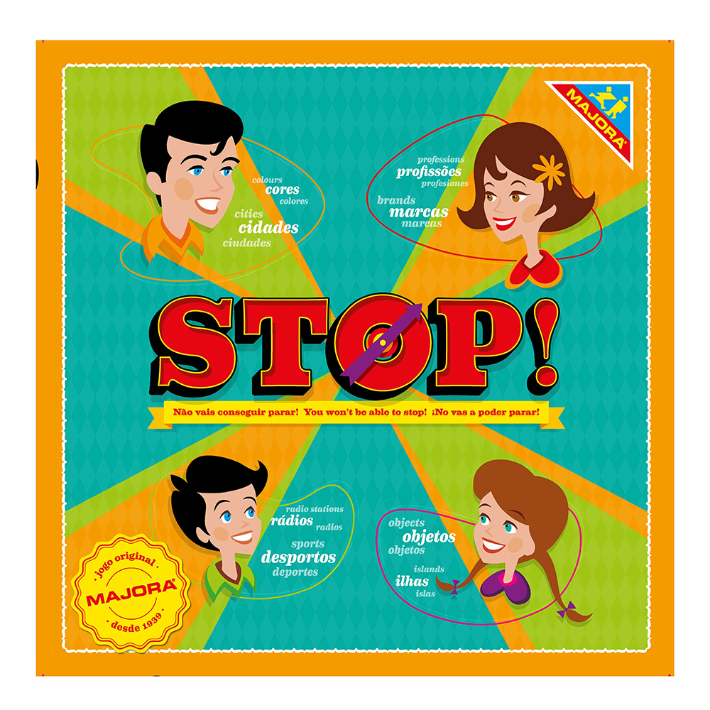 Jogo do Stop! - Majora - Jogos de Cultura Geral - Compra na