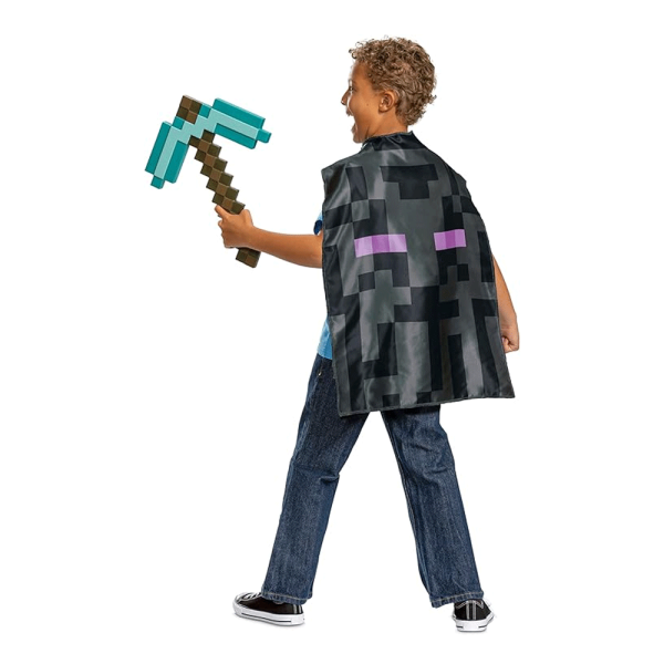 Minecraft Set Espada Diamond Sword e Capa Roxa Autobrinca Online